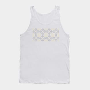 Silver Gold Mandala Pattern Design Tank Top